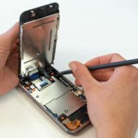 Чистка динамика/микрофона iPhone 6 Plus от пыли (со вскрытием устройства)
